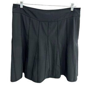 Athleta Womens Black A Line Skiort Size 14 Athletic Tennis Skirt